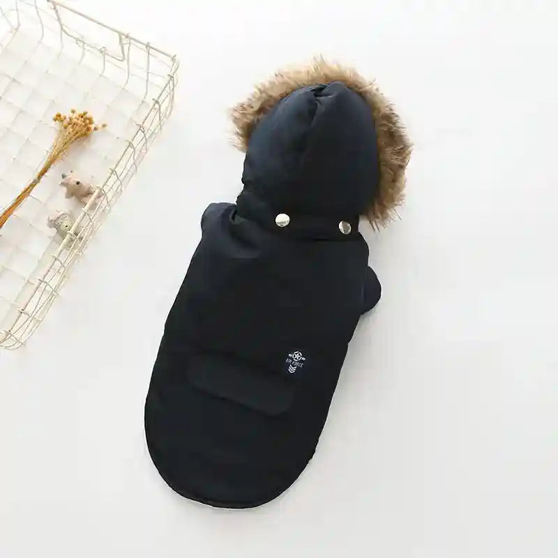 Cappottino Madrid per Cani | Rosso, Blu e Beige con Cappuccio Chic by Dog Moda