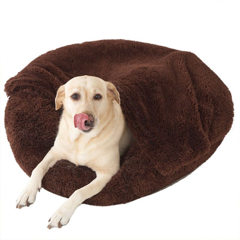 Cuccia a Ciambella Morbida per Cani - Modello NUVOLA 2.0 con Copertina