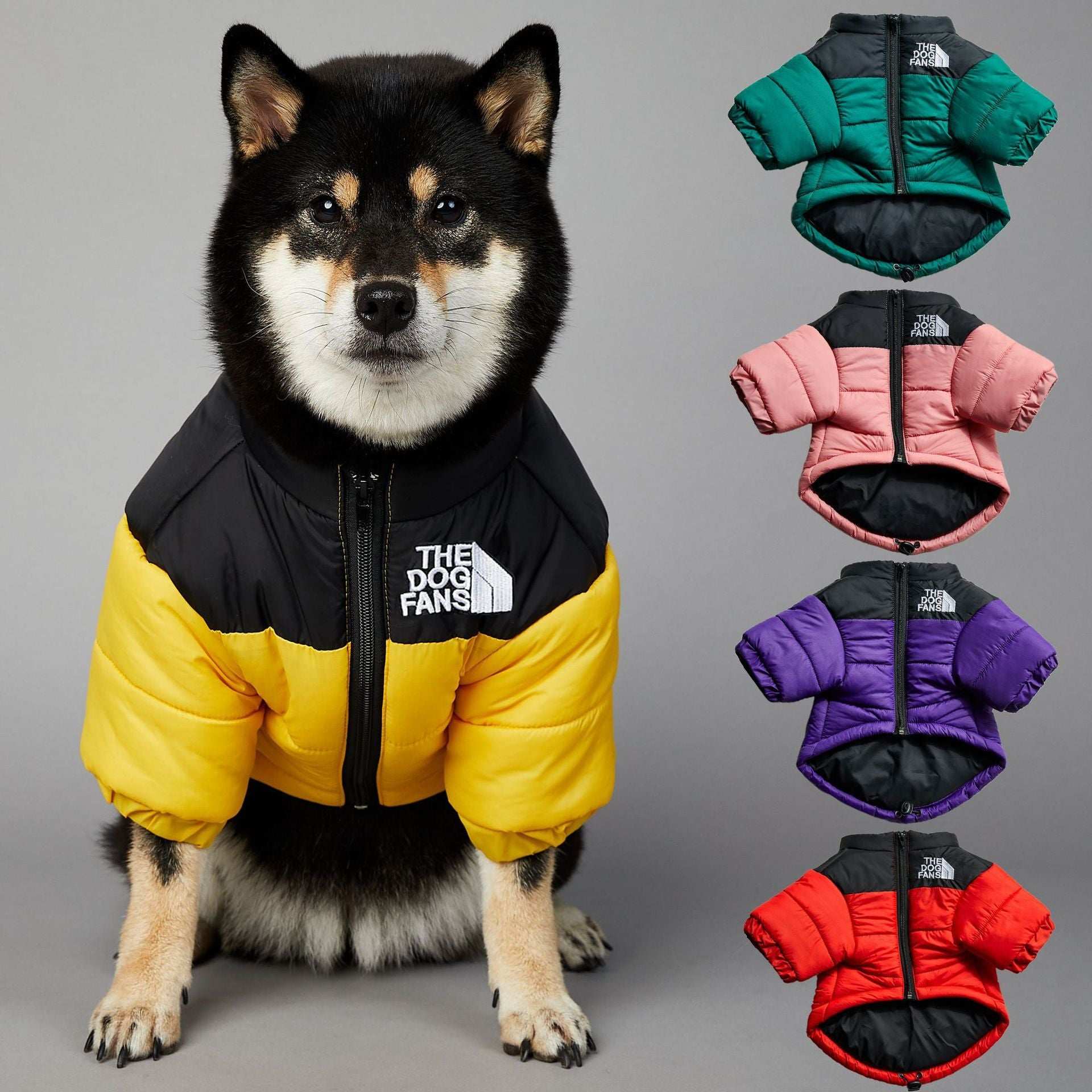 The Dog Fans Winter Dog Jacket - Waterproof and Windproof