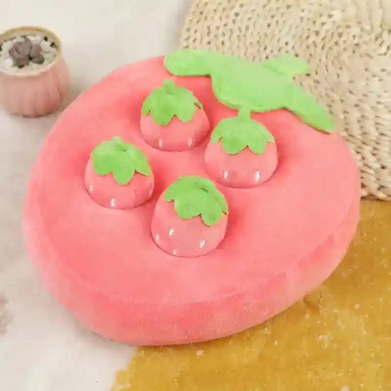 Gioco Peluche Cani Gatti Nascondi Snack Frutta Verdura by Dog Moda