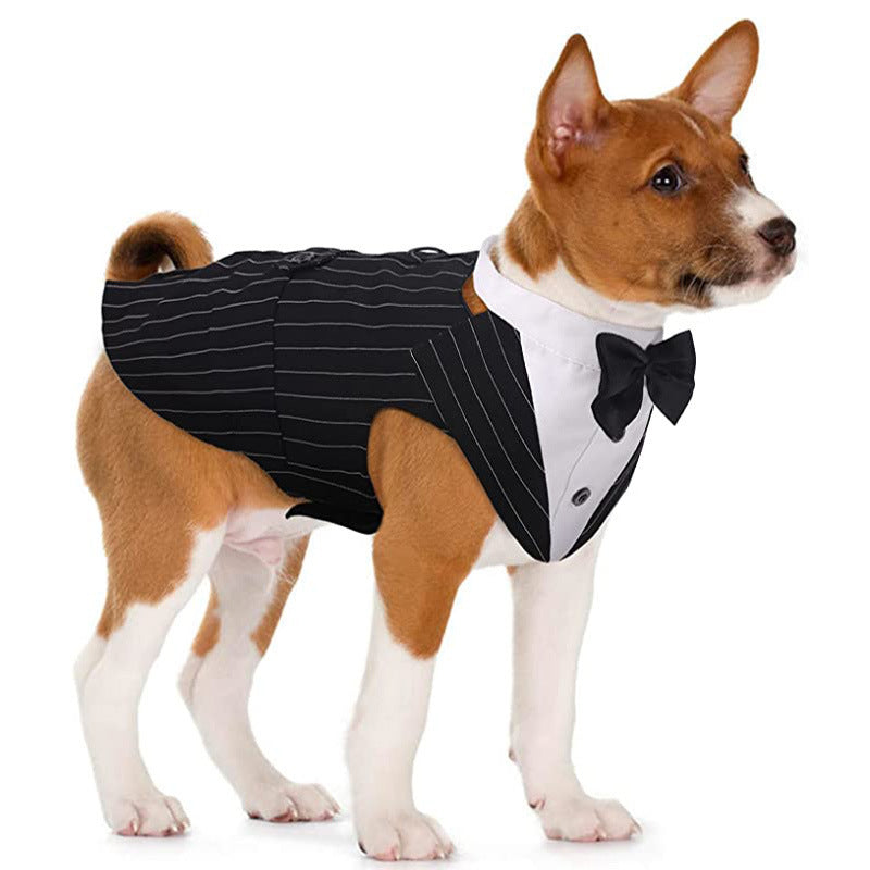 Smoking cerimonia per cani medi e grandi "Hugo Boss"