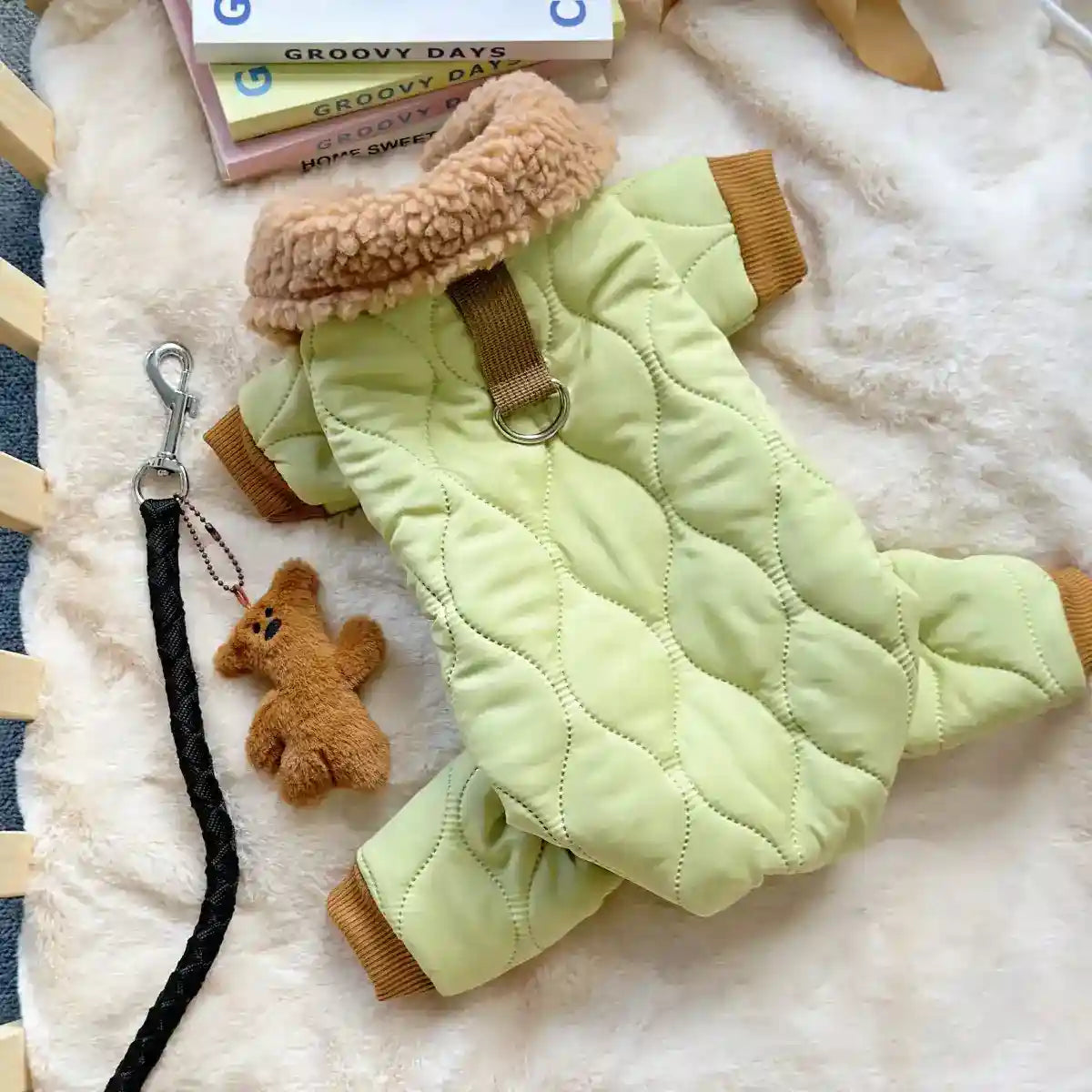 Cappotto Impermeabile Dapper 4 Zampe - Pile e Pettorina by Dog Moda