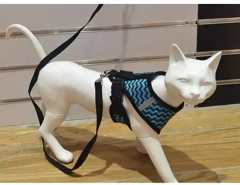 Pettorina per Cani e gatti Modello "Urban" - Traspirante con Inserti Riflettenti by Dog Moda