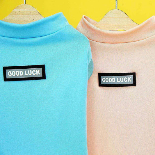 Magliettina per cani smanicata "Good Luck" by Dog Moda