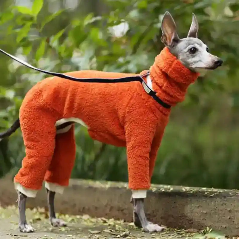 Cappottino in Pile "Lilla" per Cani con Protezione delle Quattro Zampe by Dog Moda