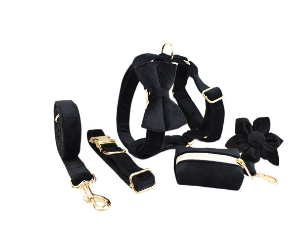 Set Pettorina ad H per Cani Modello "Velvet"