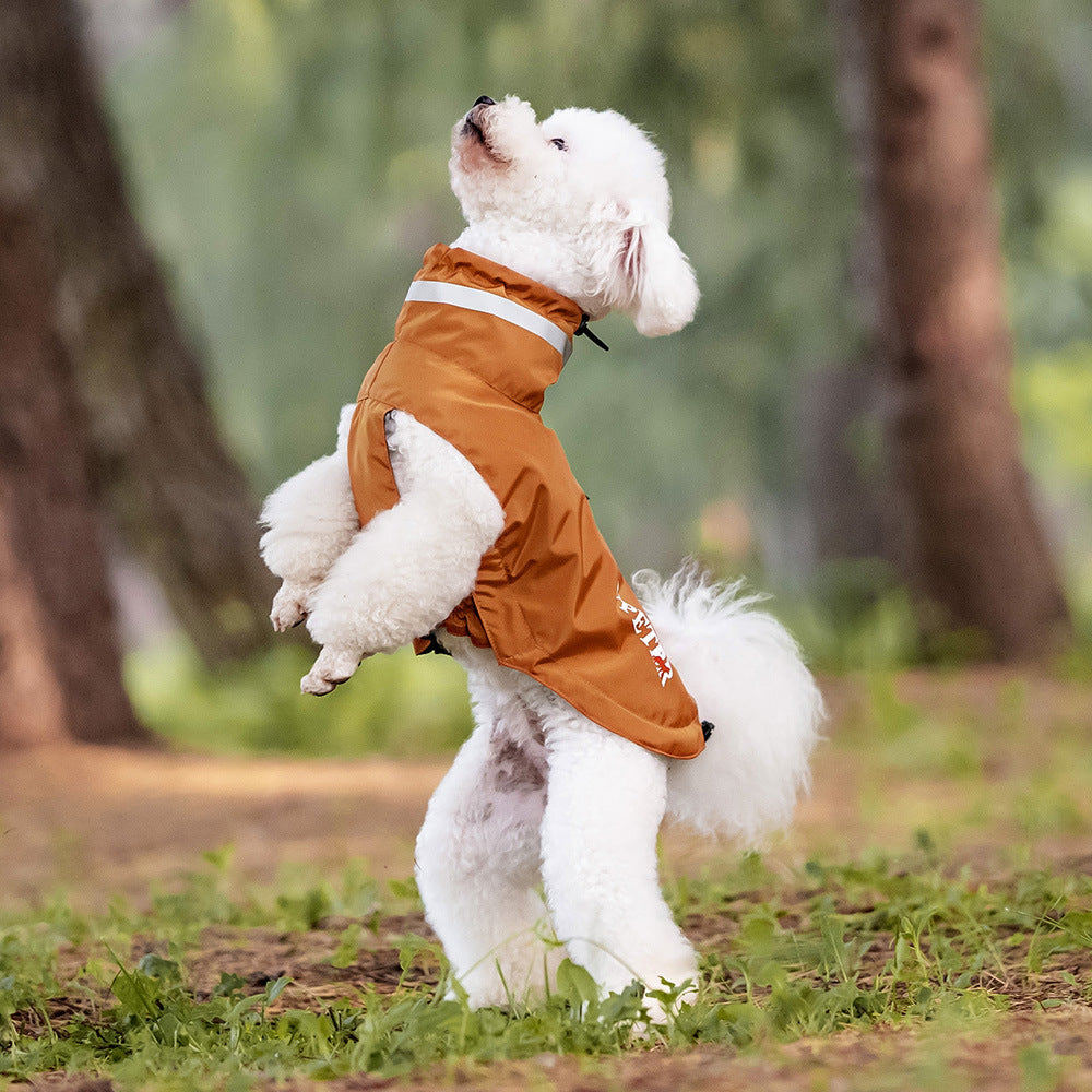 Impermeabile smanicato riflettente per cani Vpeter – S a 3XL
