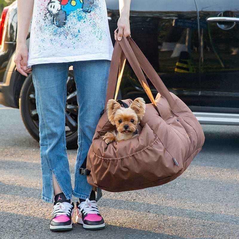 Borsa Trasportino per Auto per Cani "Baylor" – Sicura e Versatile by Dog Moda