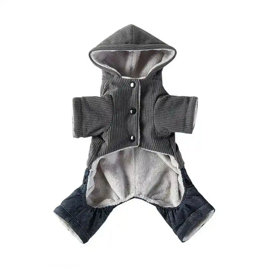 Cappotto Cani Coco Tweed - Velluto Coste 4 Zampe Pile by Dog Moda