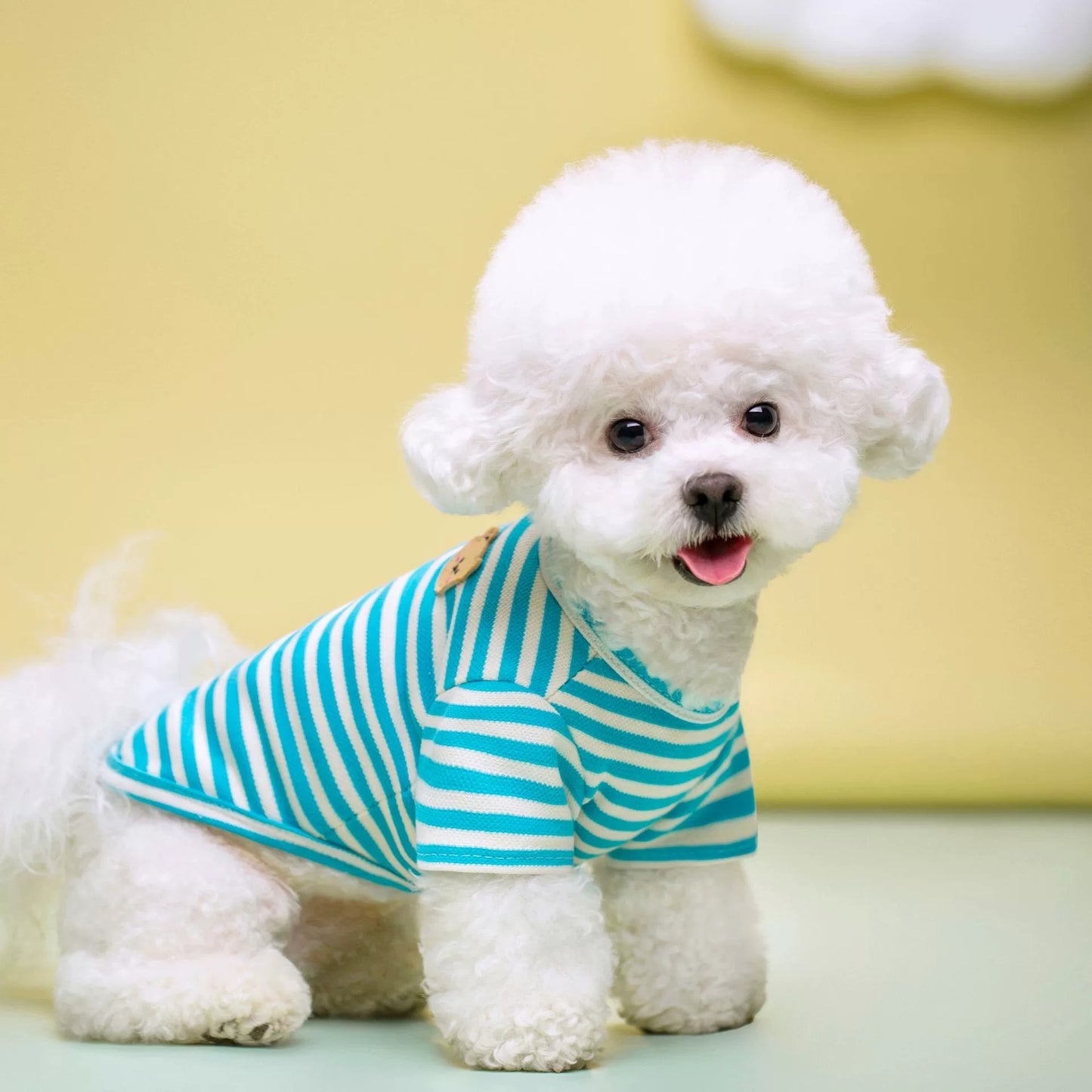 Stile a Righe: Magliettina Chic per Cani di Piccola Taglia - Dog Moda