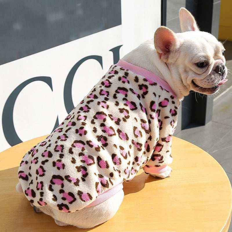 Felpina Leopardata per Cani "Baffo Pardo" - Stile e Comfort Selvaggio by Dog Moda