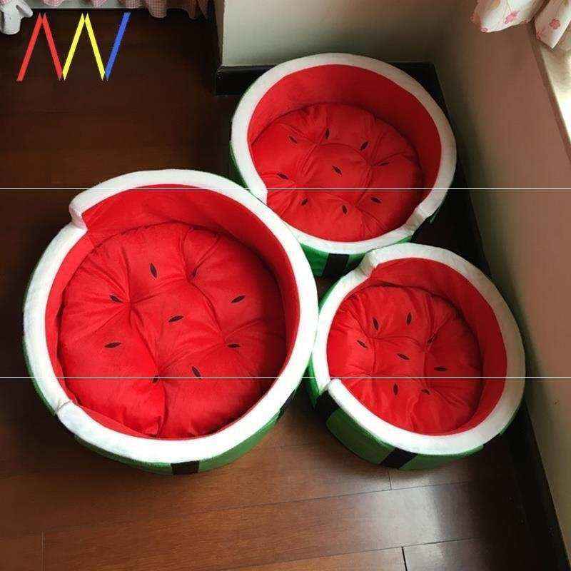 Lettino Ananas Arancione con ciuffetto per cani by Innopet