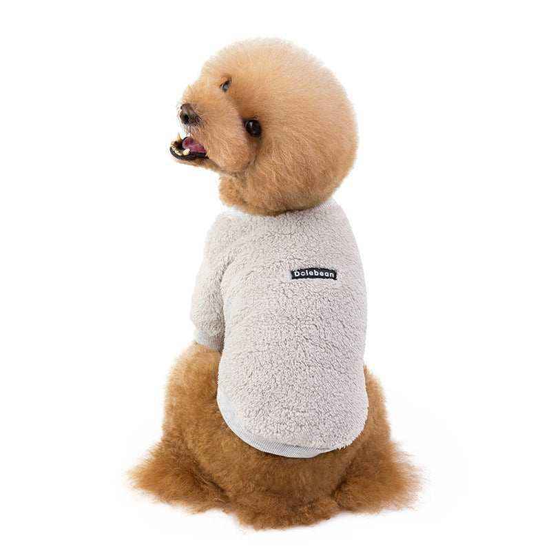 Felpa in pile per cani a tinta unita "Dolebean" by Dog Moda