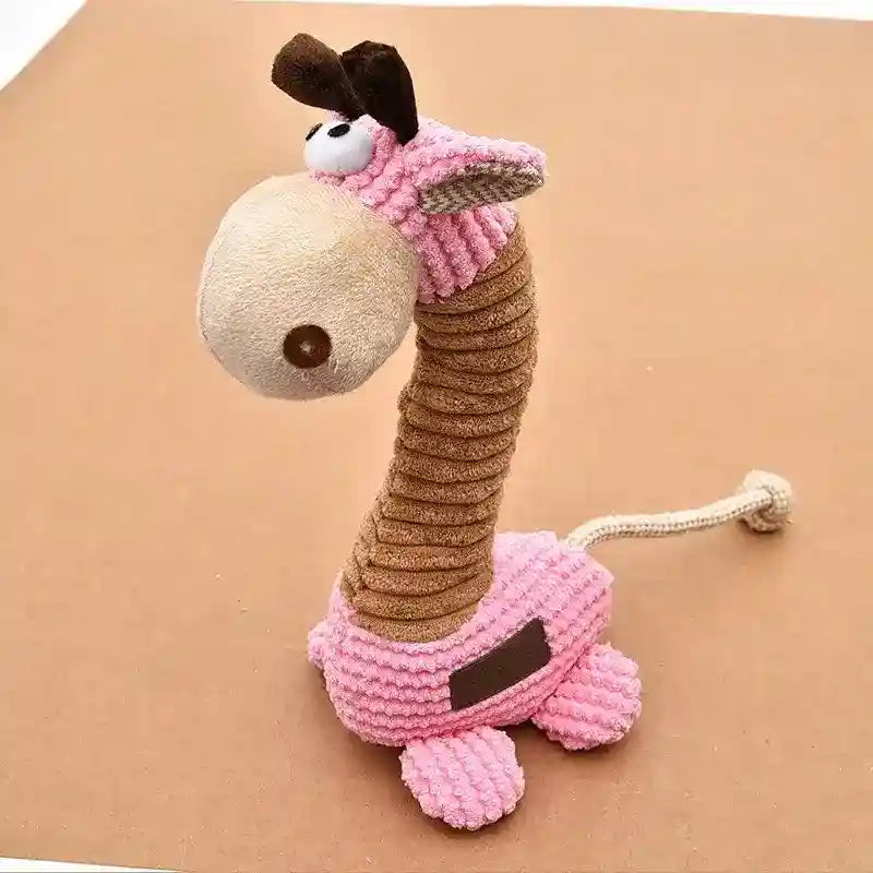 Gioco per cani peluche in cotone "Giraffa" Elite by Dog Moda