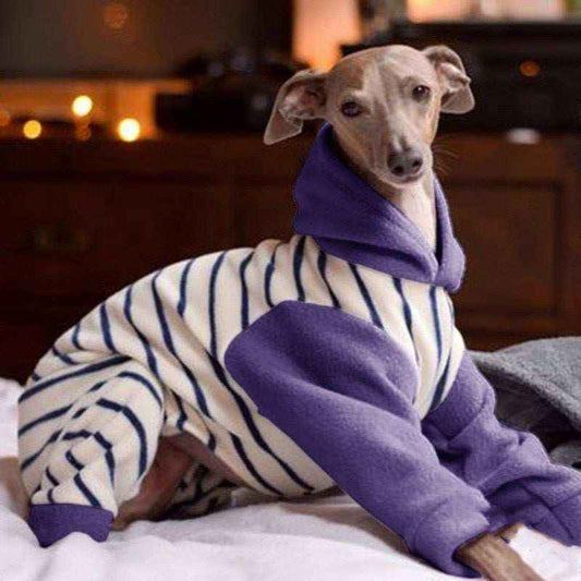 Vestito per Alano "Terragona" in pile caldo con copertura totale by Dog Moda