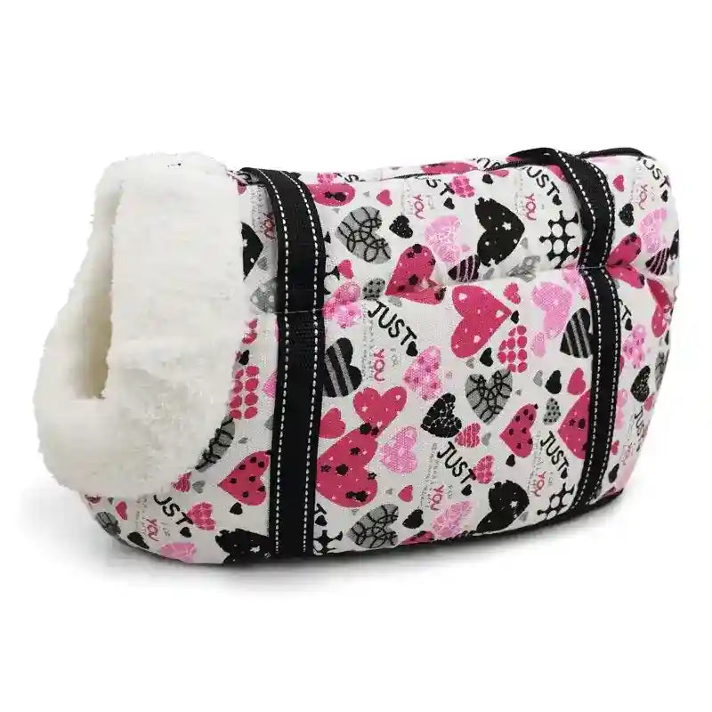 Trasportino Caldo per Cani con Tracolla "Lola" - Comfort e Calore per i Tuoi Viaggi Invernali by Dog Moda