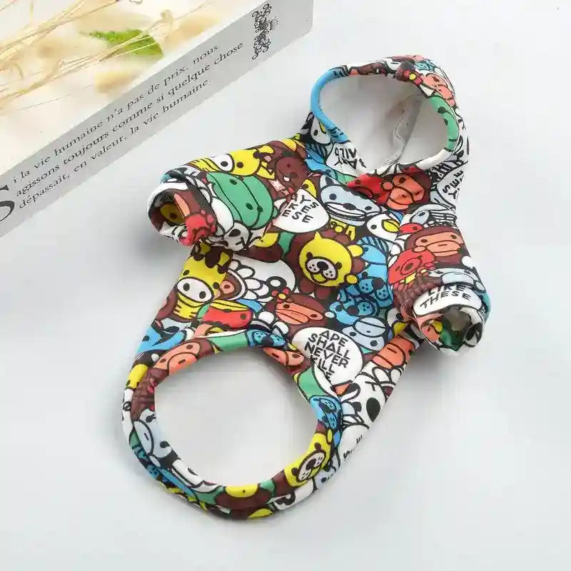 Felpa per Cani elegante con cappuccio - Baby Milo by Dog Moda