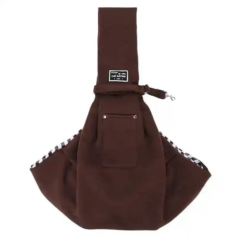 Borsa Trasportino Monospalla per Cani e Gatti con Guinzaglio di Sicurezza by Dog Moda