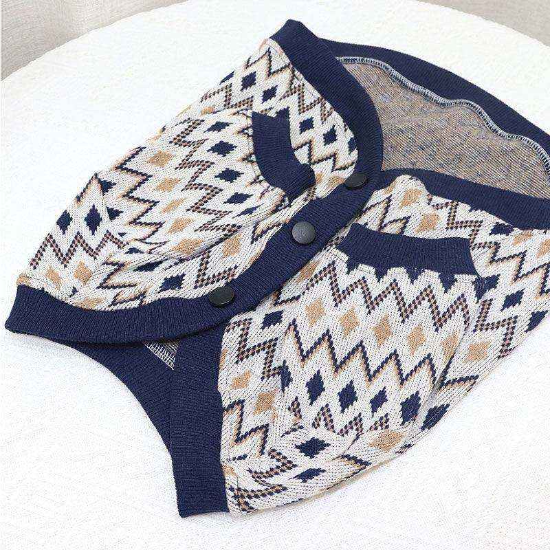 Cardigan per cani e Bulldog "Missoni" by Dog Moda