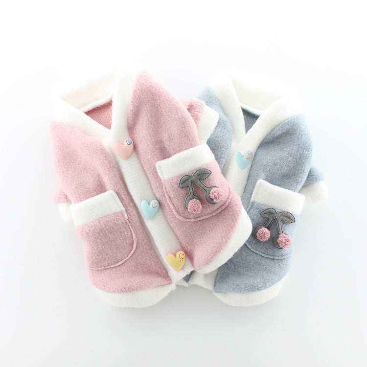 Cappottino per Chihuahua "Berry" – Caldo, Morbido e Super Chic! ✨ by Dog Moda