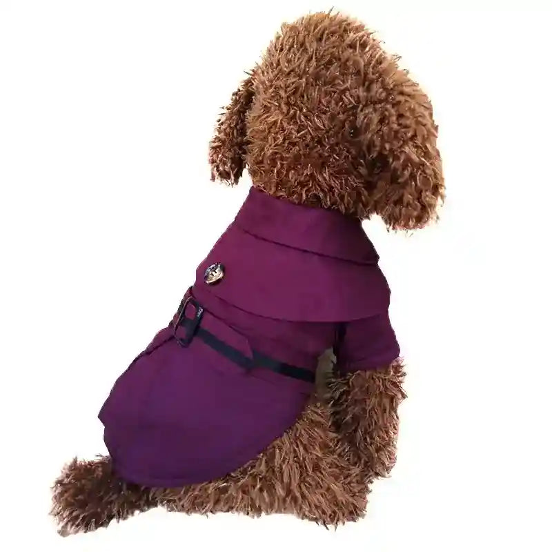 Impermeabile Trench per Cani Maltese e Barboncino - Eleganza e Protezione by Dog Moda