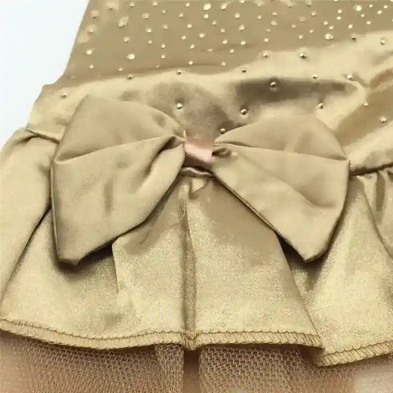 Vestito da cerimonia per cani in raso "Cleopatra" by Dog Moda