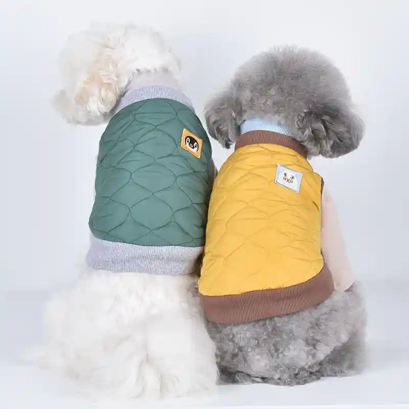 Cappotto Smanicato Cani Daru - Trapuntato a Rombi by Dog Moda