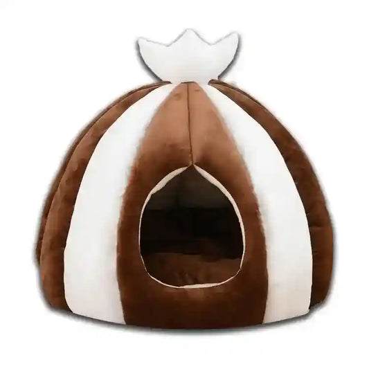 Casetta Circolare per Cani e Gatti "Candyman" a Righe da Interno by Dog Moda