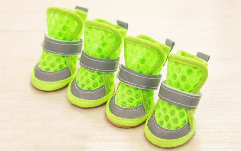 Set di quattro scarpe per cane "Runner Fluo"