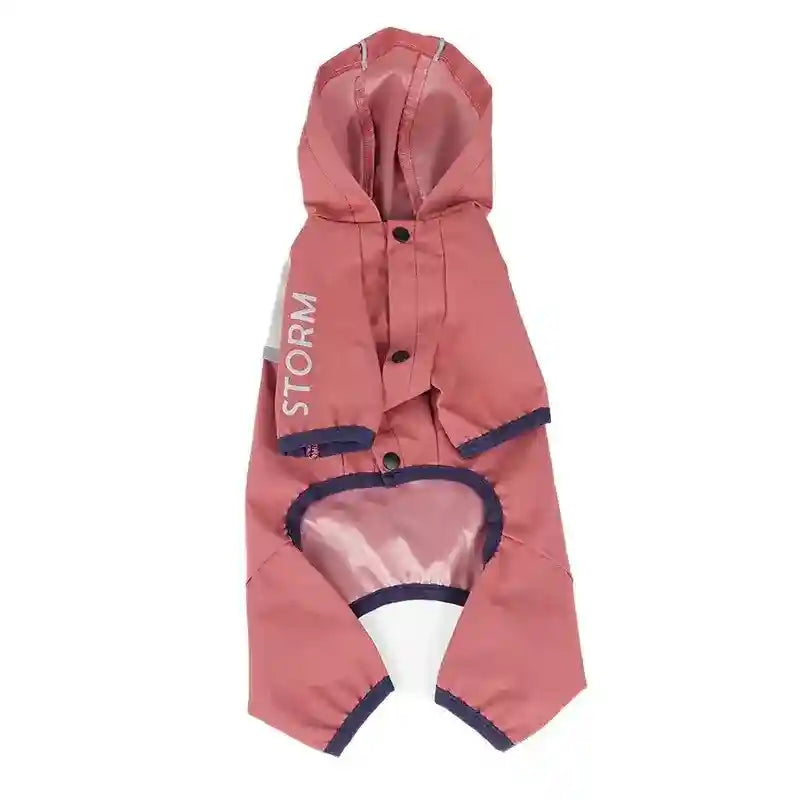 Impermeabile per Cani "STORM" - Protezione Completa con Cappuccio e Foro Pettorina by Dog Moda