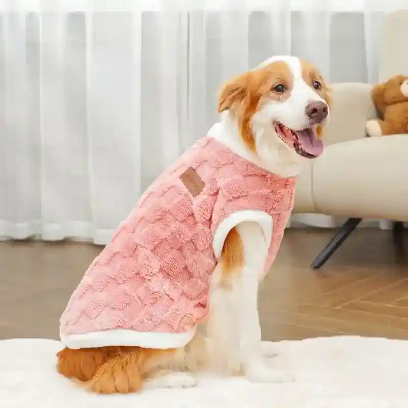 Maglia in Pile per Cani "Chess" a Scacchi in Vari Colori by Dog Moda