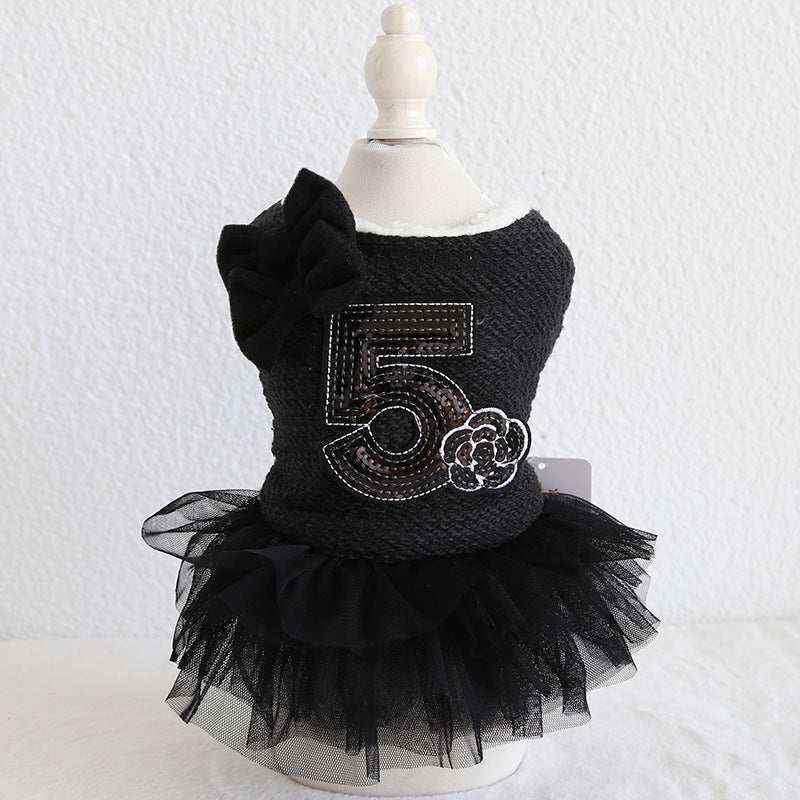 Vestito per cani in cotone e gonnellina "Merida" by Dog Moda