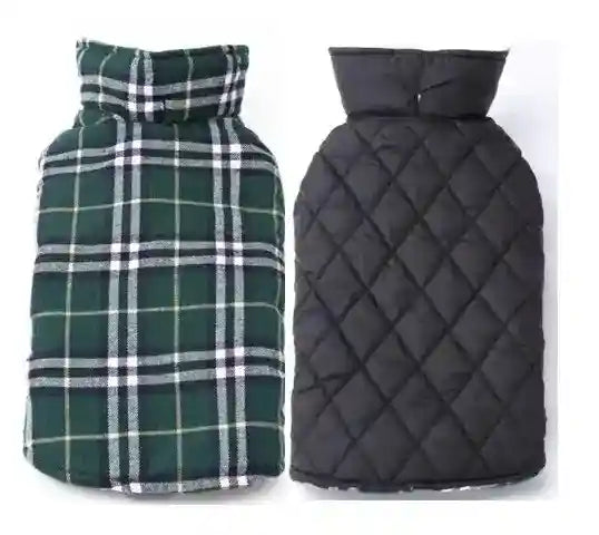 Cappotto per Cani Smanicato per Labrador Golden Retriver - Modello "Tartan" - Dog Moda