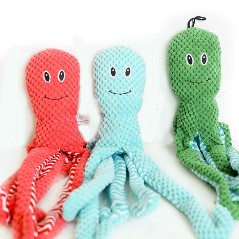 "Octopus Orlando" Dog Plush with Integrated Squeaker - The Perfect Toy for Your Four-Legged Friend