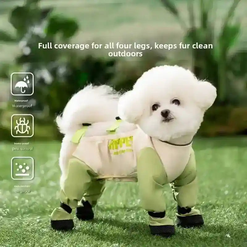 Impermeabile Cane 4 Zampe con Scarpine Waterproof by Dog Moda
