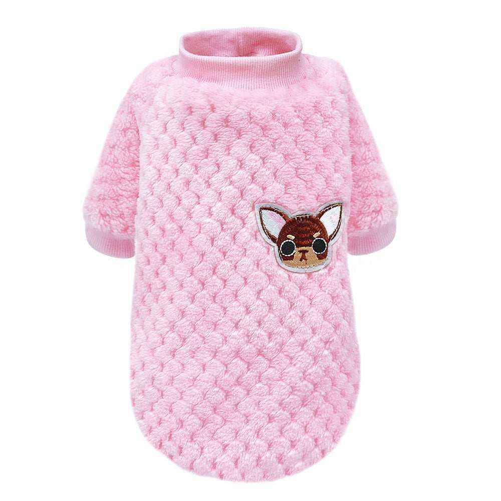 Felpina in pile "Pie de Poule" per cani – Eleganza e calore per i tuoi piccoli amici by Dog Moda