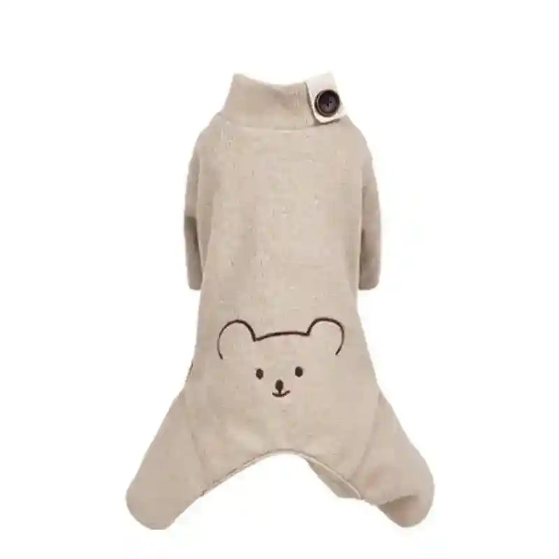 Vestito per Cani "Mombasa" con Orsetto - Eleganza e Comfort per Piccoli Amici by Dog Moda