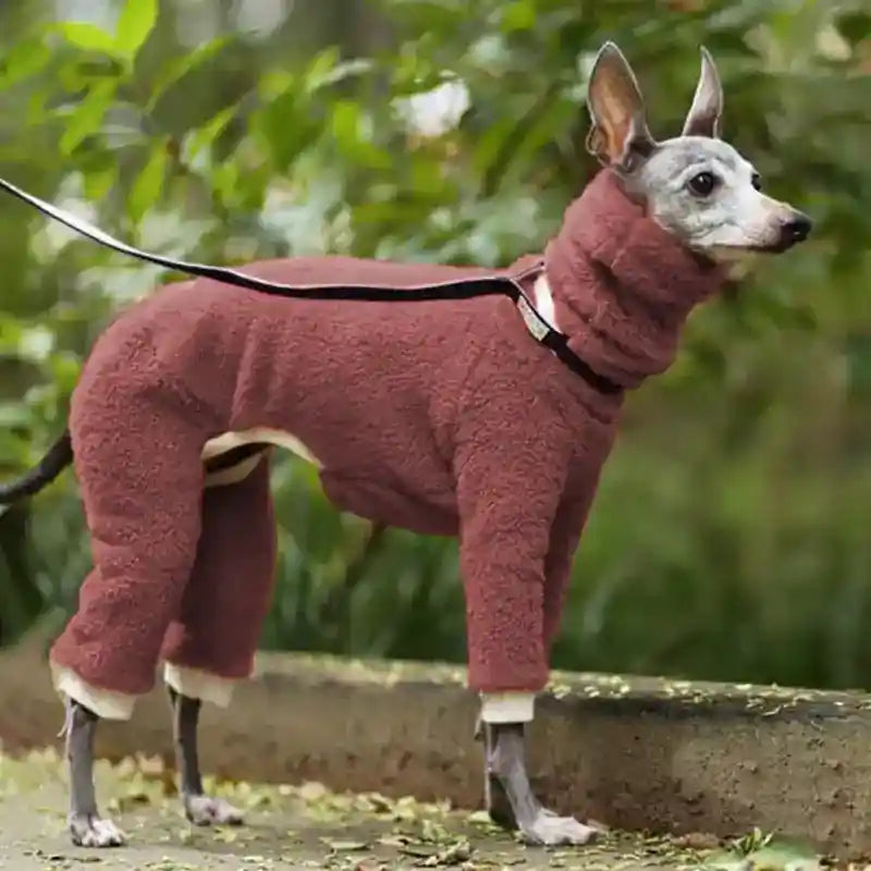 Cappottino in Pile "Lilla" per Cani con Protezione delle Quattro Zampe by Dog Moda