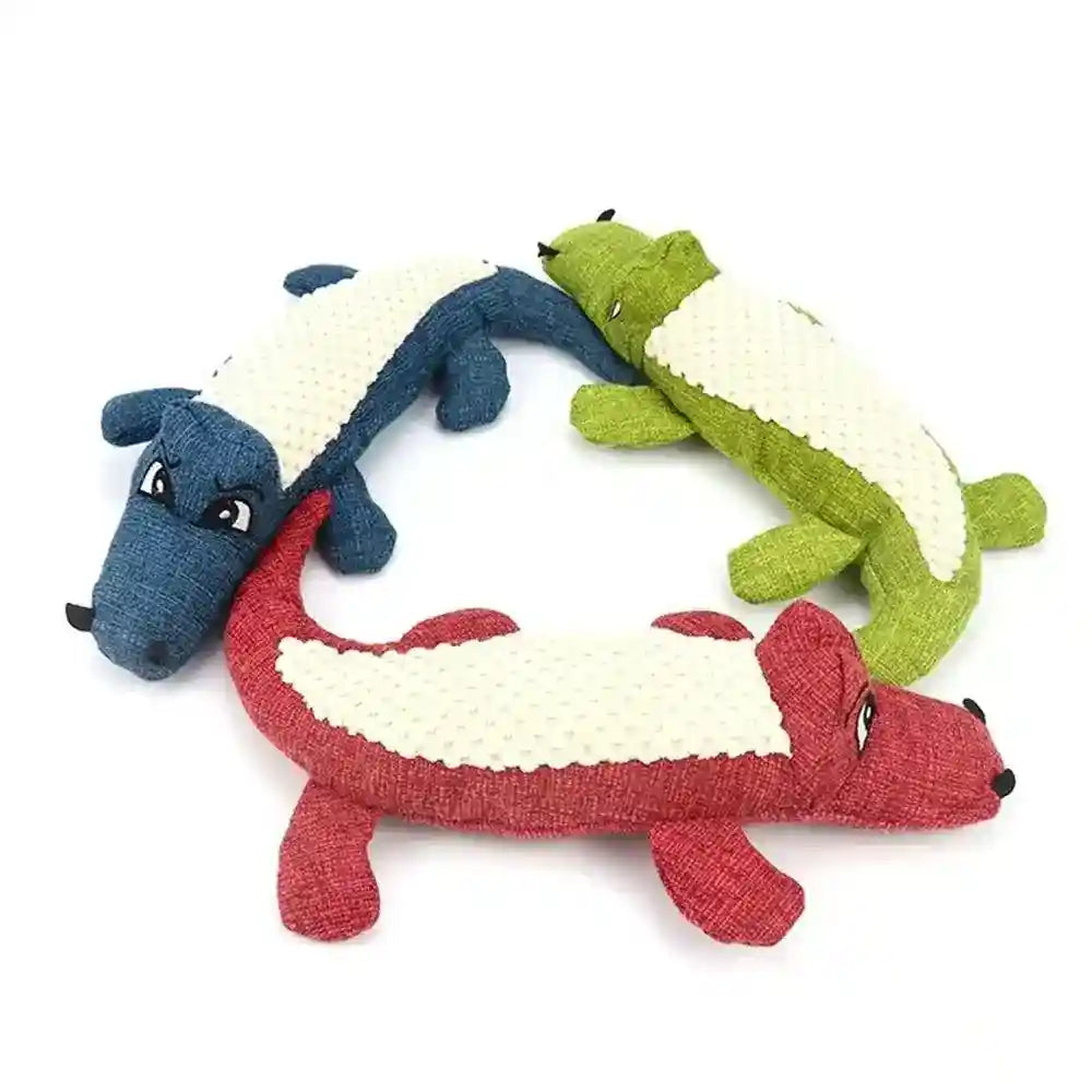 Giocattolo per Cani in Peluche Resistente ai Morsi Croccodino by Dog Moda