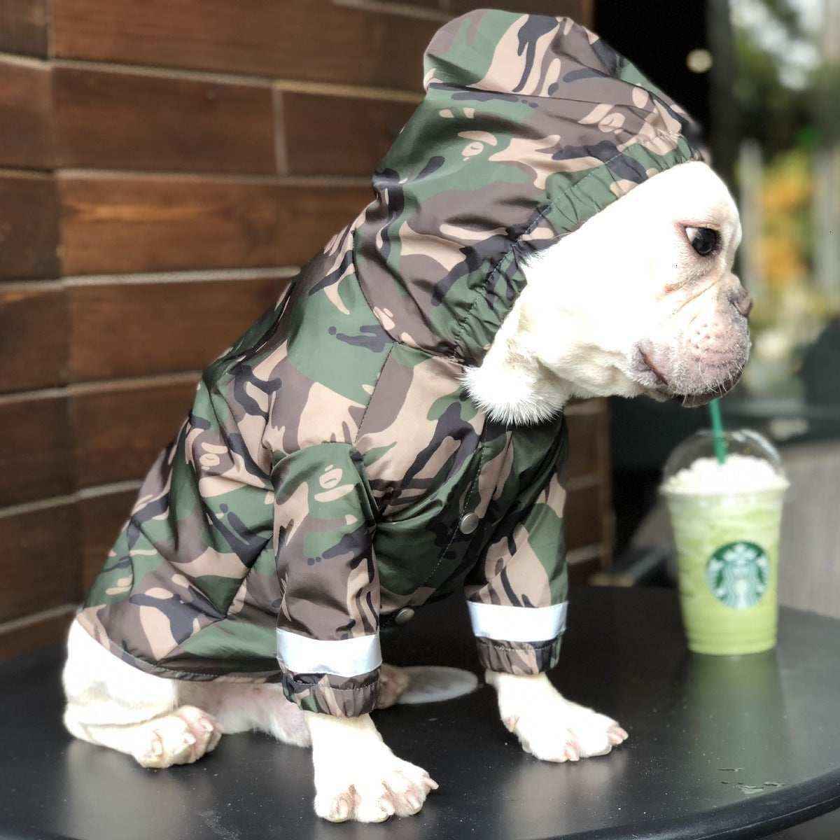 Impermeabile per cani e Bulldog francese riflettente "Manaus" by Dog Moda