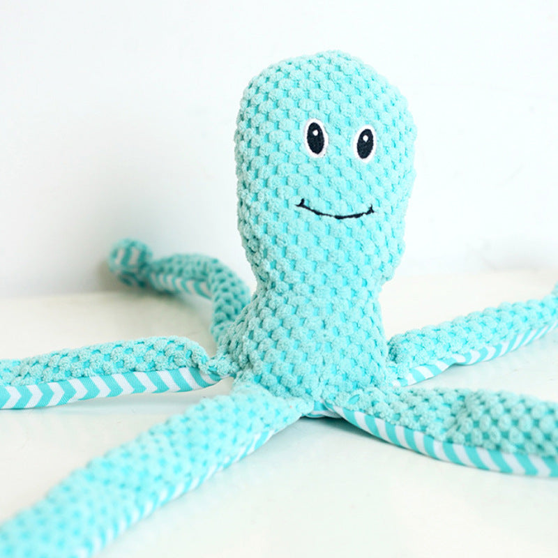 "Octopus Orlando" Dog Plush with Integrated Squeaker - The Perfect Toy for Your Four-Legged Friend