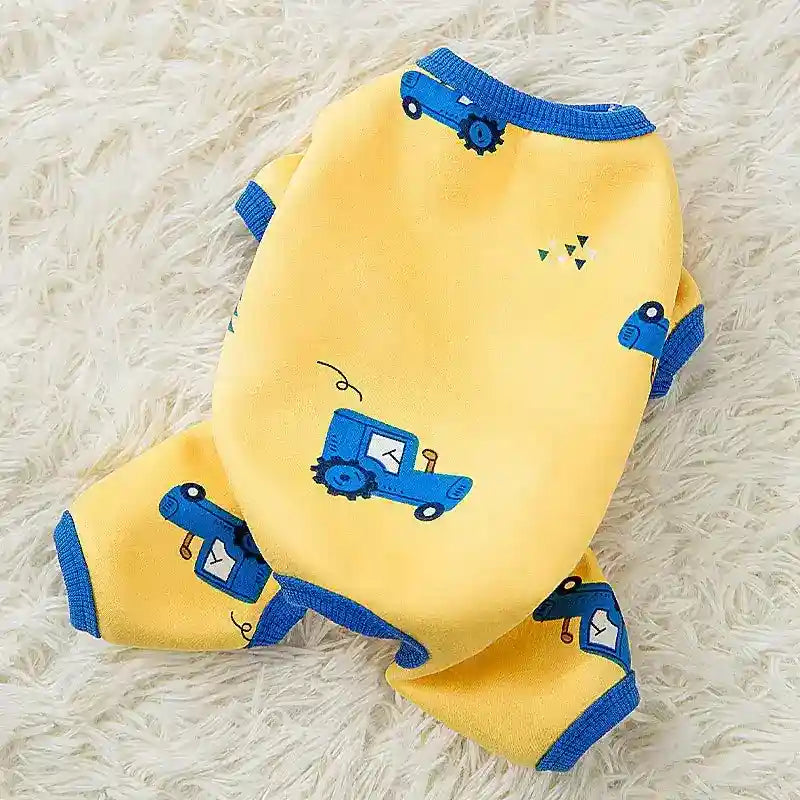 Vestito in pile per cani "Zucchero filato" by Dog Moda