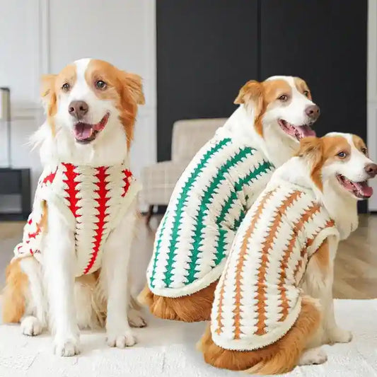 Cappotto in Pile per Cani - Smanicato con Anello Guinzaglio by Dog Moda