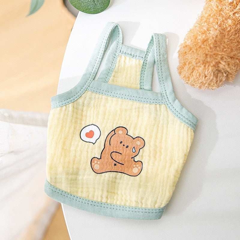 Canotta per Cani Ricamata | Leggera e Traspirante | Dogmoda