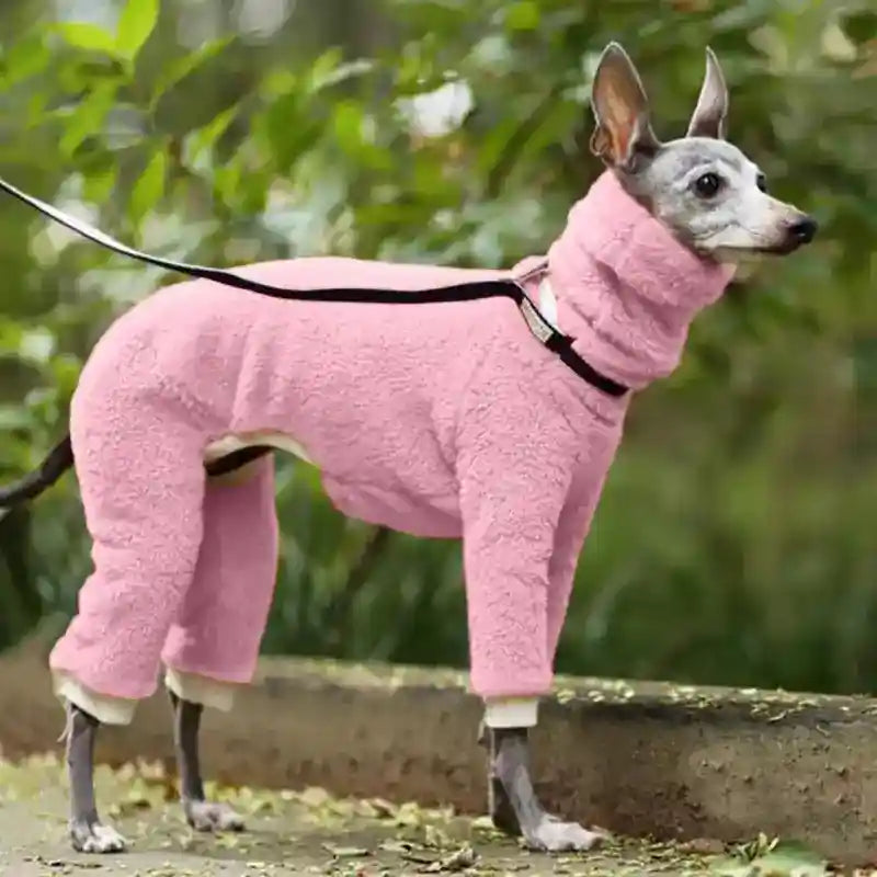 Cappottino in Pile "Lilla" per Cani con Protezione delle Quattro Zampe by Dog Moda