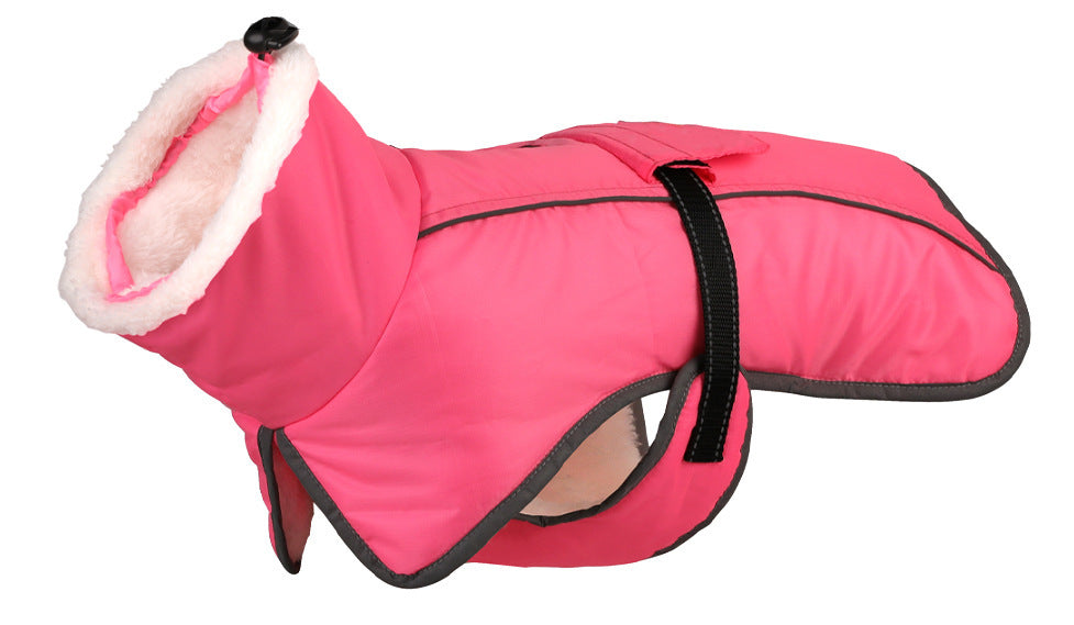 Cappotto per Cani "Nuvola Calda" con Pile e Protezione Antivento