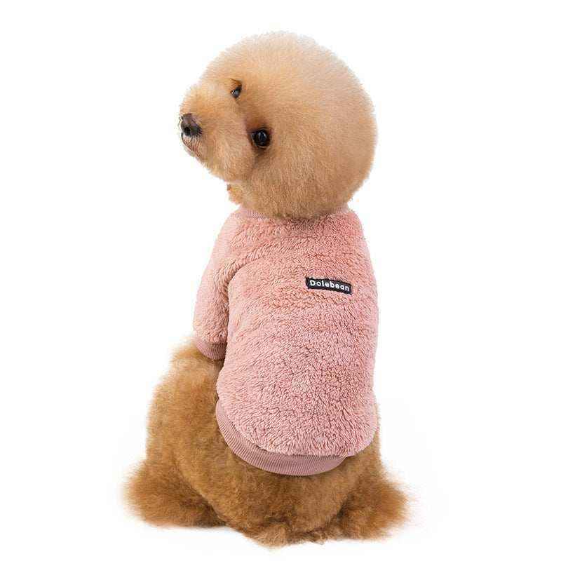 Felpa in pile per cani a tinta unita "Dolebean" by Dog Moda