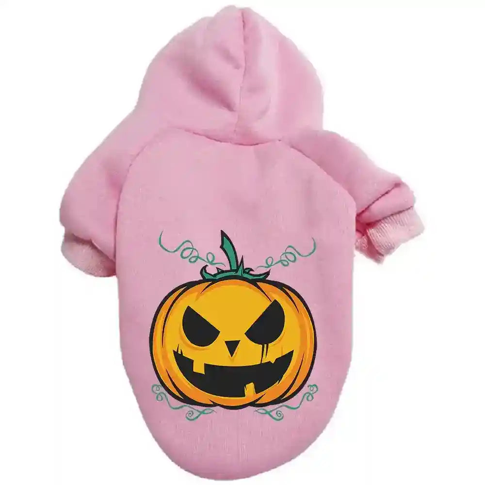 Felpa per cani con cappuccio "Zucca di Halloween" by Dog Moda