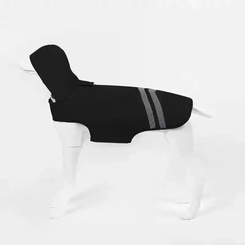 Impermeabile per cani "Ginger" con cappuccio e inserti riflettenti | DogModa by Dog Moda