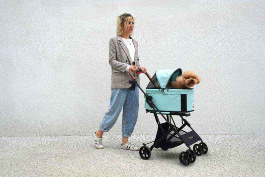 Passeggino 3 in 1 per Cani e Gatti "TriFold" con Cabina Rimovibile Ibiyaya by Dog Moda